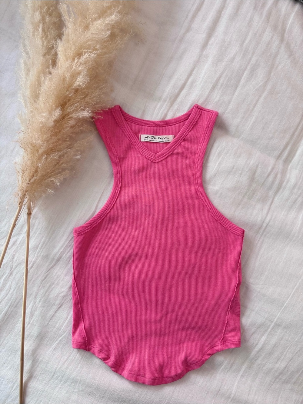 Free People Ribbed Tank Top | Size Small | Like New